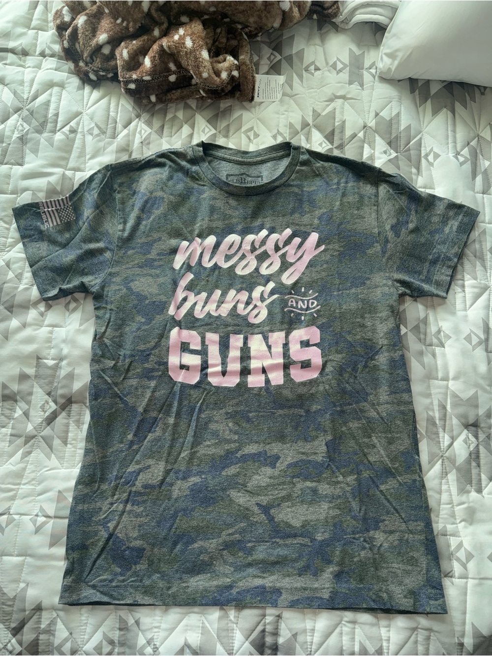 Shield Republic Camo Graphic Tshirt
